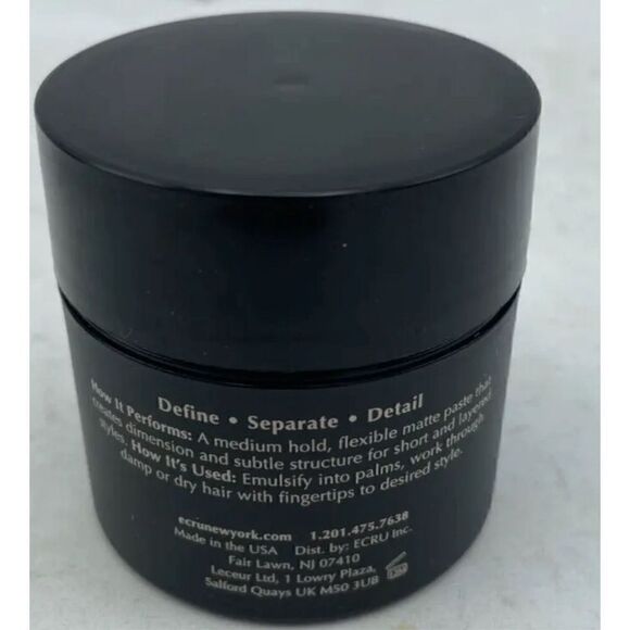 New in Box ECRU New York Hair Texture Defining/Detail/Separate Paste 1.69 Fl. Oz - Picture 3 of 4